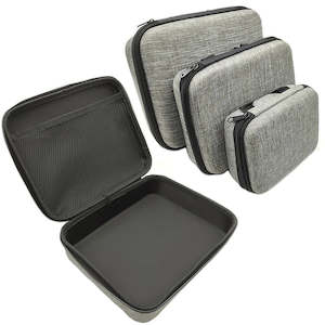 T: Multi-Size EVA Hard Storage Box Travel Zipper Bag Shockproof Outdoor Tools Bag For Earphone Storage Case Accessories