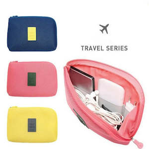T: Travel Accessory Cable Bag Portable Digital USB Electronic Organizer Gadget Case Travel Cellphone Charge Mobile Charger Holder