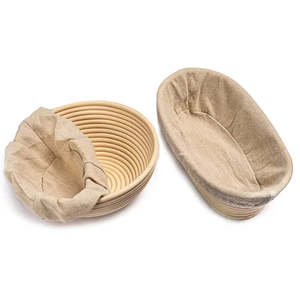 Kitchen Accessories: Rattan Bread Proofing Basket Bread Basket Oval Rattan Wicker Dough Fermentation Sourdough Banneton
