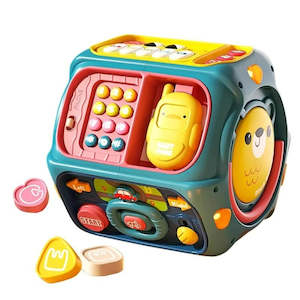 Montessori Baby Multi-Functional Eight Sided Tambourine Toys learning education &hellip;