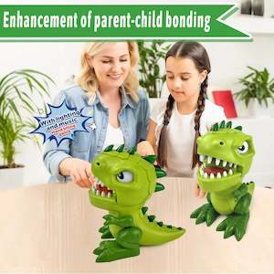 Kids Toy: Dinosaurs Teeth Game for Kids Party, Dentist Biting Finger Games Push Tooth Down Game Funny Toys Dinosaur Toys Birthday Gifts