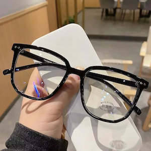 Apparel Accessories: Light Frame Anti Blue Glasses Transparent Black Optical Glasse Women Men Square Eyewear Blocking eyeglasse Spectacle Eyeglasses