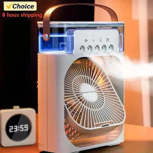 3 In 1 Fan AIr Conditioner Household Small Air Cooler LED Night Light Portable H&hellip;