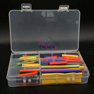 Home Appliance: 127-750pcs Heat-shrink Tubing Thermoresistant Tube Heat Shrink Wrapping Kit Electrical Connection Wire Cable Insulation Sleeving