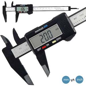 150mm 100mm Electronic Digital Caliper Carbon Fiber Dial Vernier Caliper Gauge M&hellip;