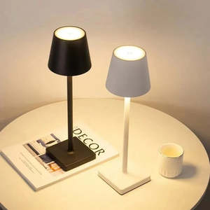 Home Appliance: LED Desk Lamp Usb Rechargeable Table Lamp Bar Restaurant Ambiance Wireless Touch Lamps Waterproof Led Lights For Hotel Bedroom