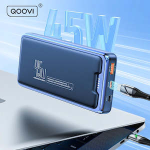 QOOVI 20000mAh Power Bank External Battery Capacity PD 45W Fast Charging Portabl&hellip;