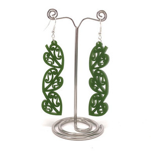 Kowhaiwhai Triple Open Earrings