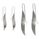 Silver Leaf Earring - Large