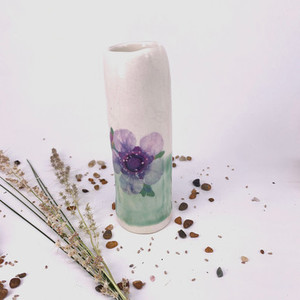 Small Ceramic Printed Vase