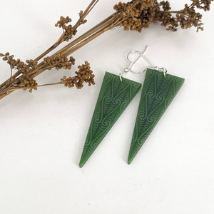 Products: Kowhaiwhai Triangle Earrings