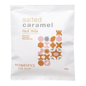 Products: Salted Caramel Nuts (DF, V)