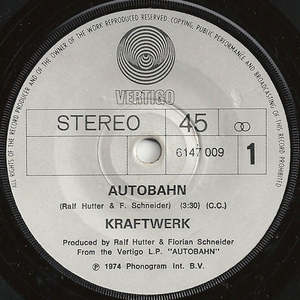 Kraftwerk - Autobahn (7" SECONDHAND)