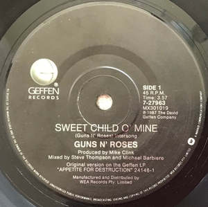 Guns n' Roses - Sweet Child O' Mine (7" SECONDHAND)