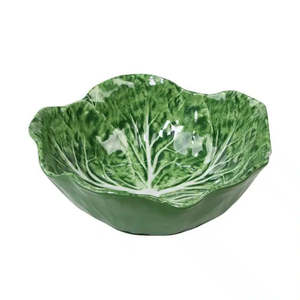Homewares: Melamine Cabbage bowl medium 27 cm green
