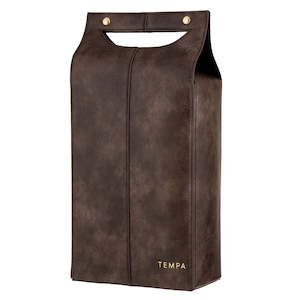 Homewares: Ladelle double wine bag chocolate