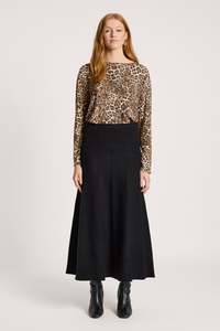 Eb Ive: Eb + Ive Zola knit skirt Black