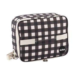 Gifts: Kollab Bento  bag black check