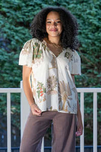 Top: Clemi flare top