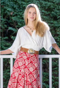 Top: Emma top Cream
