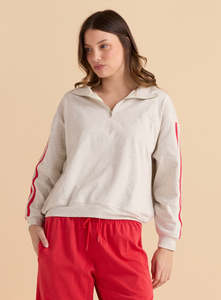 Betty Basics 1: Betty basics Rocco Quarter zip sweatshirt