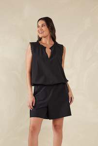 Haven 1: Haven Adelfia tie top Domino