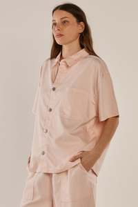 Betty Basics 1: Betty Basics Safran short sleeved shirt pink