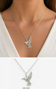 Flying Saucers Jewellery 1: Flying Saucers Humming bird pendant silver