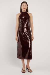 Dresses: Fate +Becker Juliet sequin halter dress