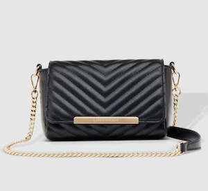 Bags 1: Lounhide Sicily black quilted bag