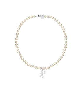 Karen Walker: Karen Walker Girls with all the Pearls Necklace mini