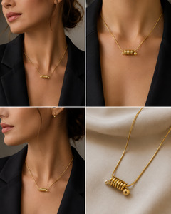 New Arrivals 1: Flying Saucers Coil Pendant Necklace