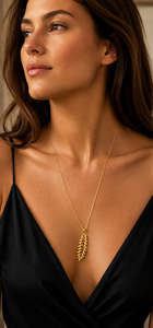 New Arrivals 1: Flying SaucersFern Pendant necklace