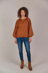 Eb Ive: E&Ive Laax Button Blouse Hazel