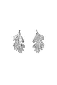 Karen Walker Leaf Studs - Sterling Silver