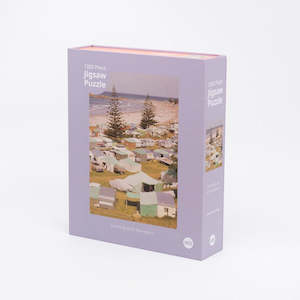 Camping Mt Maunganui NZ jigsaw puzzle boxed