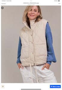 Eb &Ive Pepi Vest Ecru