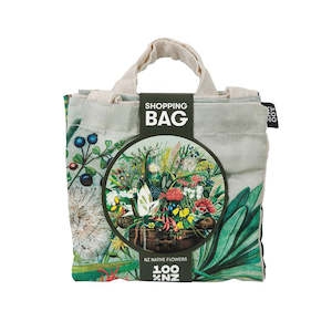 Bags 1: NZ native flowers NZ shopping bag