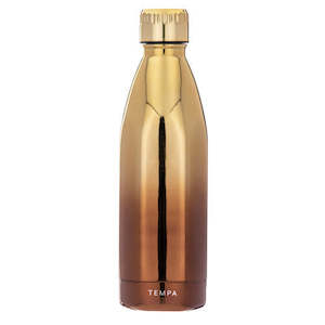 Tempa Asher drink bottle Gold
