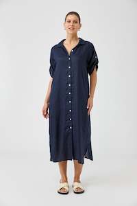 Sale 1: Eb & I’ve Studio shirt dress navy