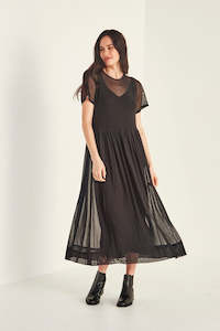 Lemon Tree Design 1: Lemon Tree Sarah dress and slip plain black