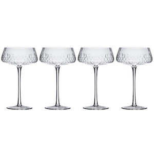 Drinks And Glasses: Jasper 4 pk Cocktail glass