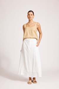 Brands: Eb &Ive Miramar maxi skirt white