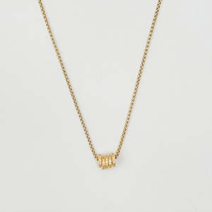 Jewellery: Flying Saucers Gold chain round beds