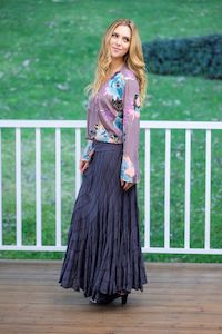 Boho Nova skirt Charcol