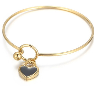Flying Saucers gold/black   bangle