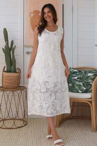 Dresses: Boho cotton dress