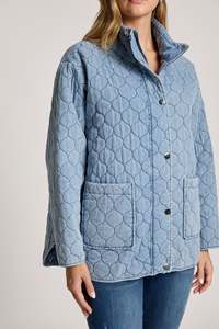 Eb +Ive Sandi Quilted Jacket Denim