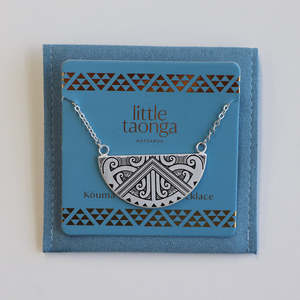 Little Taonga Mauna -nui Breastplate Necklace Silver