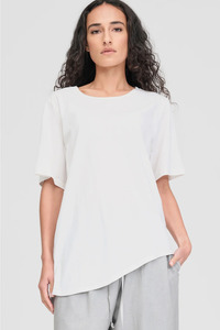 Tops: Taylor Camber Tee - Ivory